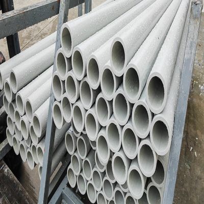 ท่อกลม FRP Pultrusion 76x8mm ความยาว 2400mm พื้นผิวด้วยผ้าปูทับ