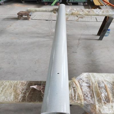 ท่อกลม FRP Pultrusion 76x8mmx2400mm ด้วยผ้าปูผูกเป็นพวงรั้ว